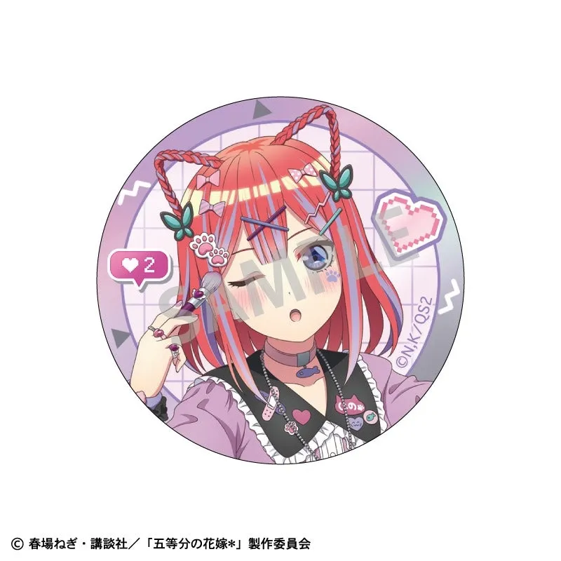 (1BOX=10)(Goods - Badge) The Quintessential Quintuplets Trading Metallic Button Badge/Streamer Role-play (animate Advance Sales)