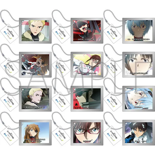 (1BOX=12)(Goods - Key Chain) Evangelion Acrylic Key Chain Collection Step Up Trailer, Vol.1, Pachinko Shin Evangelion