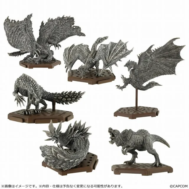 (1BOX=6)(Trading Figure) Monster Hunter Wilds CAPCOM Figure Builder Standard Model Plus Stone Ver. Vol. 1