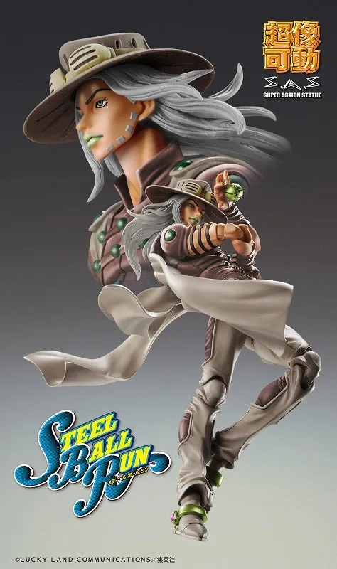 (Action Figure) Super Action Statue JoJo's Bizarre Adventure Part.7 Steel Ball Run Gyro Zeppeli Third