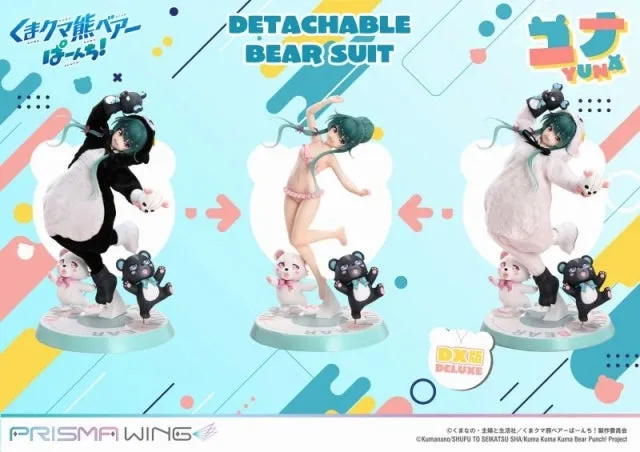 (Bishojo Figure) PRISMA WING Kuma Kuma Kuma Bear - Punch! Yuna DX Ver. 1/7 Complete Figure