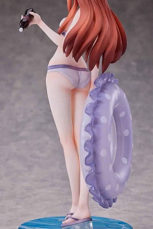 (Bishojo Figure) STEINS;GATE Kurisu Makise & Mayuri Shiina & Suzuha Amane: Swimsuit Ver. Set 1/7 Complete Figure {Bonus: Cards & Tapestry}