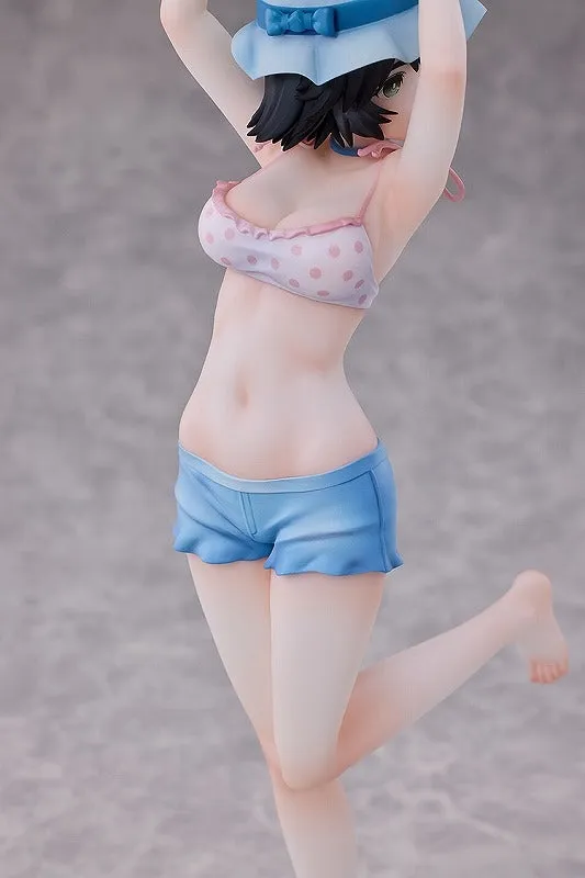(Bishojo Figure) STEINS;GATE Kurisu Makise & Mayuri Shiina & Suzuha Amane: Swimsuit Ver. Set 1/7 Complete Figure {Bonus: Cards & Tapestry}