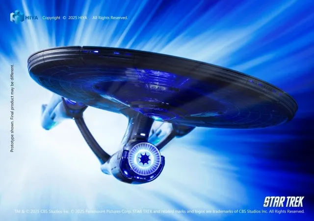 (Figure) Star Trek (2009) Non Scale 15 Inch USS Enterprise NCC-1701 Light Up Star Ship
