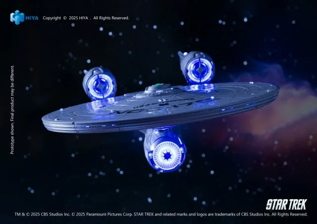 (Figure) Star Trek (2009) Non Scale 15 Inch USS Enterprise NCC-1701 Light Up Star Ship