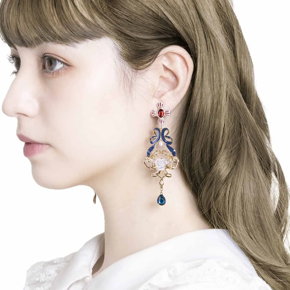 (Goods - Accessory) THE ROSE OF VERSAILLES ICONIQUE Ear Objet Oscar Franois de Jarjayes - Clip-On Earring