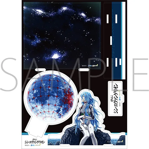 (Goods - Acrylic Stand) Evangelion Acrylic Diorama Rei Ayanami (Long Hair), Pachinko Shin Evangelion