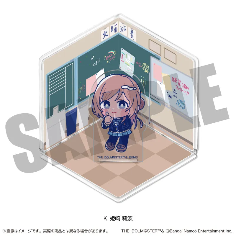 (Goods - Acrylic Stand) Gakuen iDOLM@STER Diorama Style Acrylic Stand K Rinami Himesaki