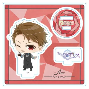(Goods - Acrylic Stand) Otomate Garden Spade no Kuni no Alice Chibi Acrylic Stand 2024_241 Spade no Kuni no Alice Ace