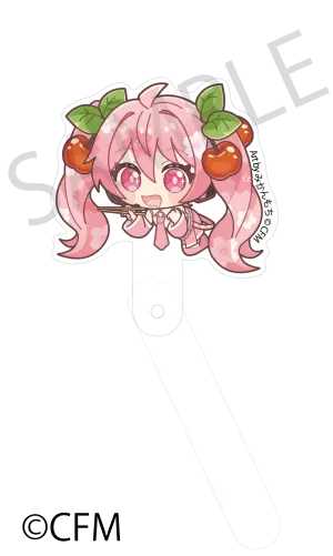(Goods - Acrylic Stand) Sakura Miku  Hirohako Acrylic Prop and Stand Hakodate 2025 Sakura Miku - Art by Mikanmochi