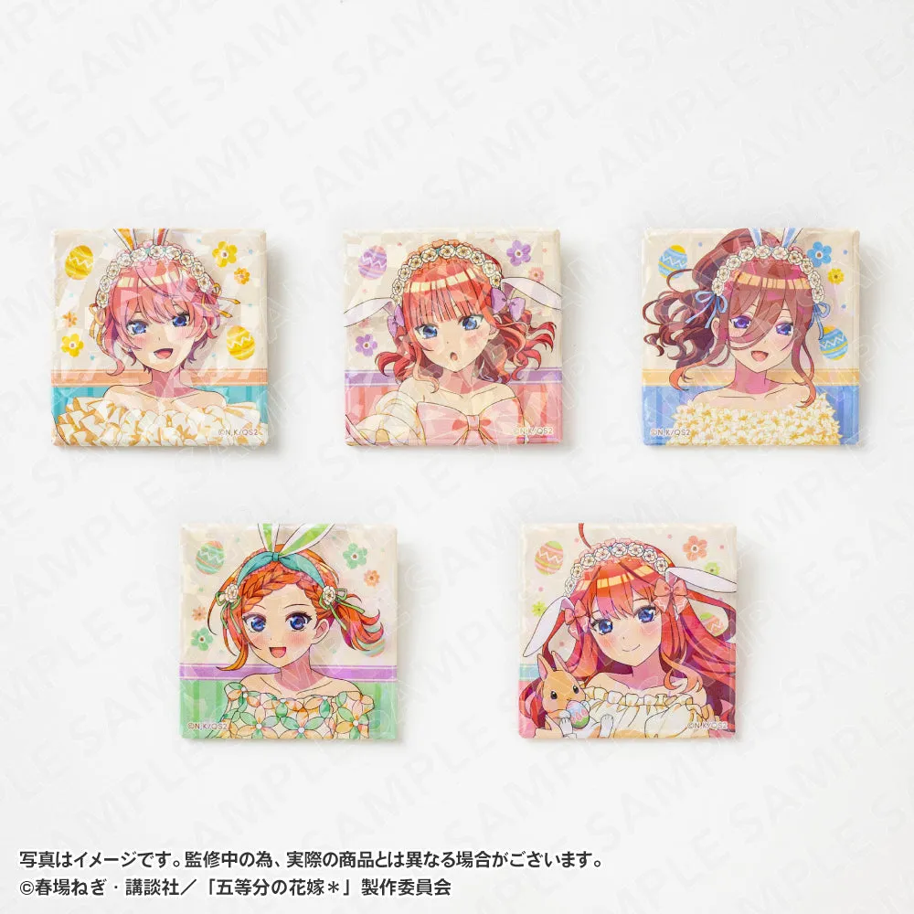 (Goods - Badge) The Quintessential Quintuplets Specials 2 Holographic Square Tin Badge Nakano Yotsuba