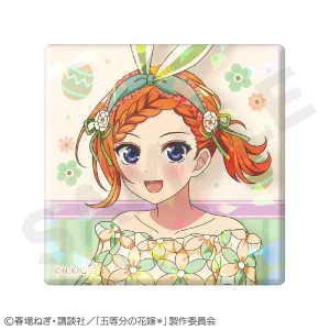 (Goods - Badge) The Quintessential Quintuplets Specials 2 Holographic Square Tin Badge Nakano Yotsuba