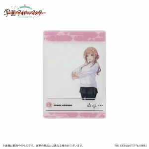 (Goods - Card) Gakuen iDOLM@STER Official Clear Card Rinami Himesaki B