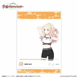 (Goods - Card) Gakuen iDOLM@STER Official Clear Card Sena Juo B