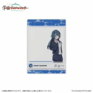 (Goods - Card) Gakuen iDOLM@STER Official Clear Card Temari Tsukimura B