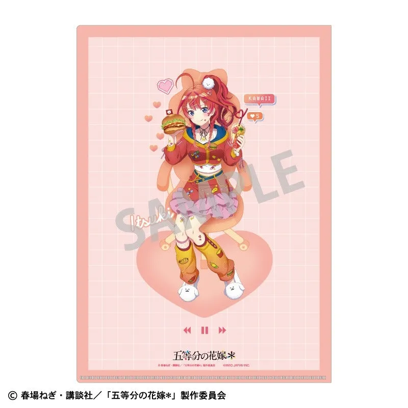 (Goods - Clear File) The Quintessential Quintuplets A4 Single Clear File Itsuki Nakano/Streamer Role-play (animate Advance Sales)