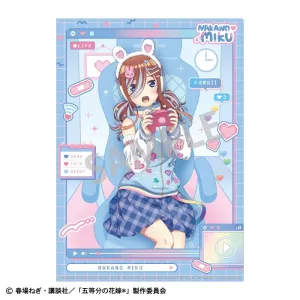 (Goods - Clear File) The Quintessential Quintuplets A4 Single Clear File Miku Nakano/Streamer Role-play (animate Advance Sales)