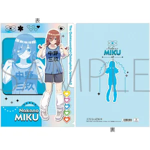 (Goods - Clear File) The Quintessential Quintuplets Clear File Miku Nakano