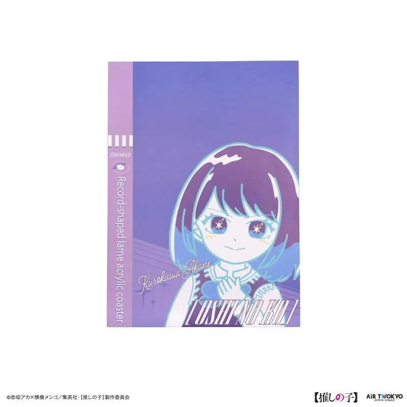 (Goods - Coaster) Oshi no Ko Vol. 1 Record Shaped Acrylic Coaster (Akane Kurokawa)