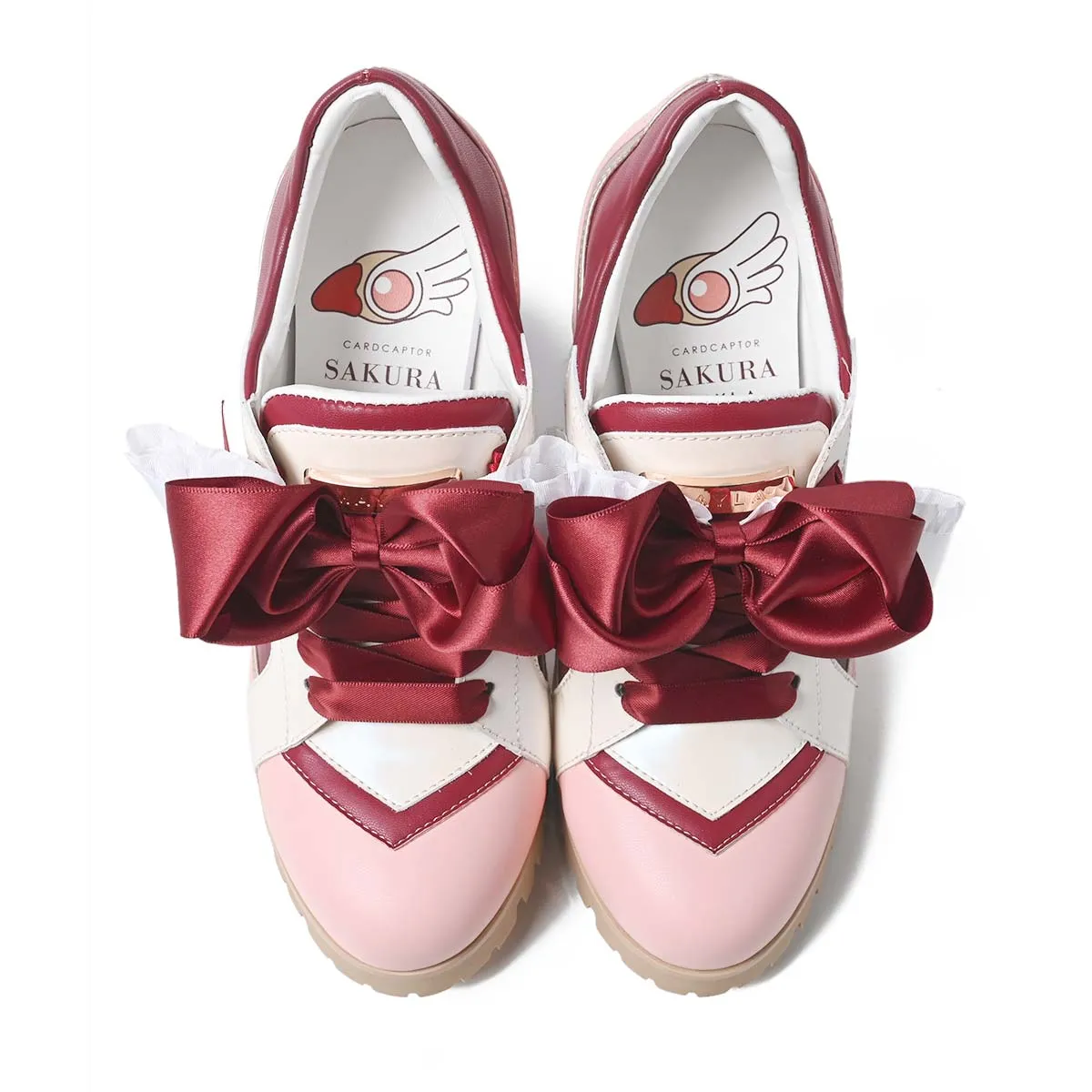 (Goods - Footwear) CARDCAPTOR SAKURA ICONIQUE HEEL SNEAKERS [Ribboned Rose]