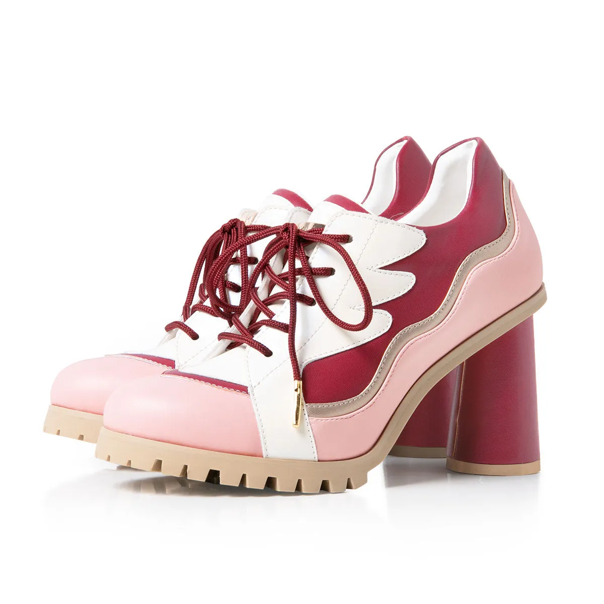 (Goods - Footwear) CARDCAPTOR SAKURA ICONIQUE HEEL SNEAKERS [Ribboned Rose]