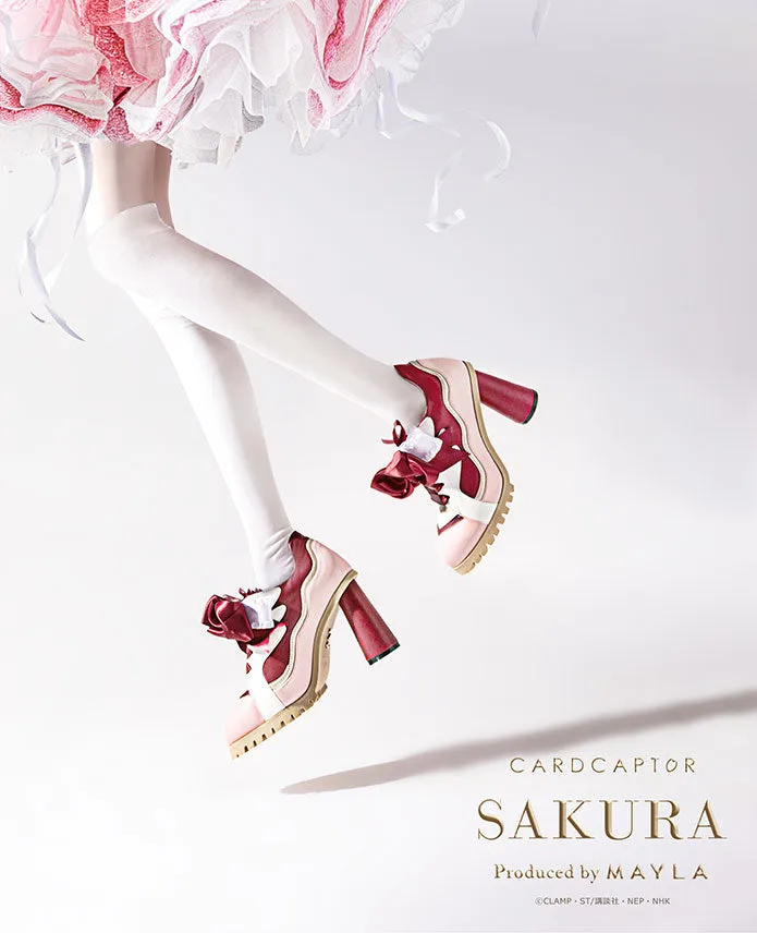 (Goods - Footwear) CARDCAPTOR SAKURA ICONIQUE HEEL SNEAKERS [Ribboned Rose]