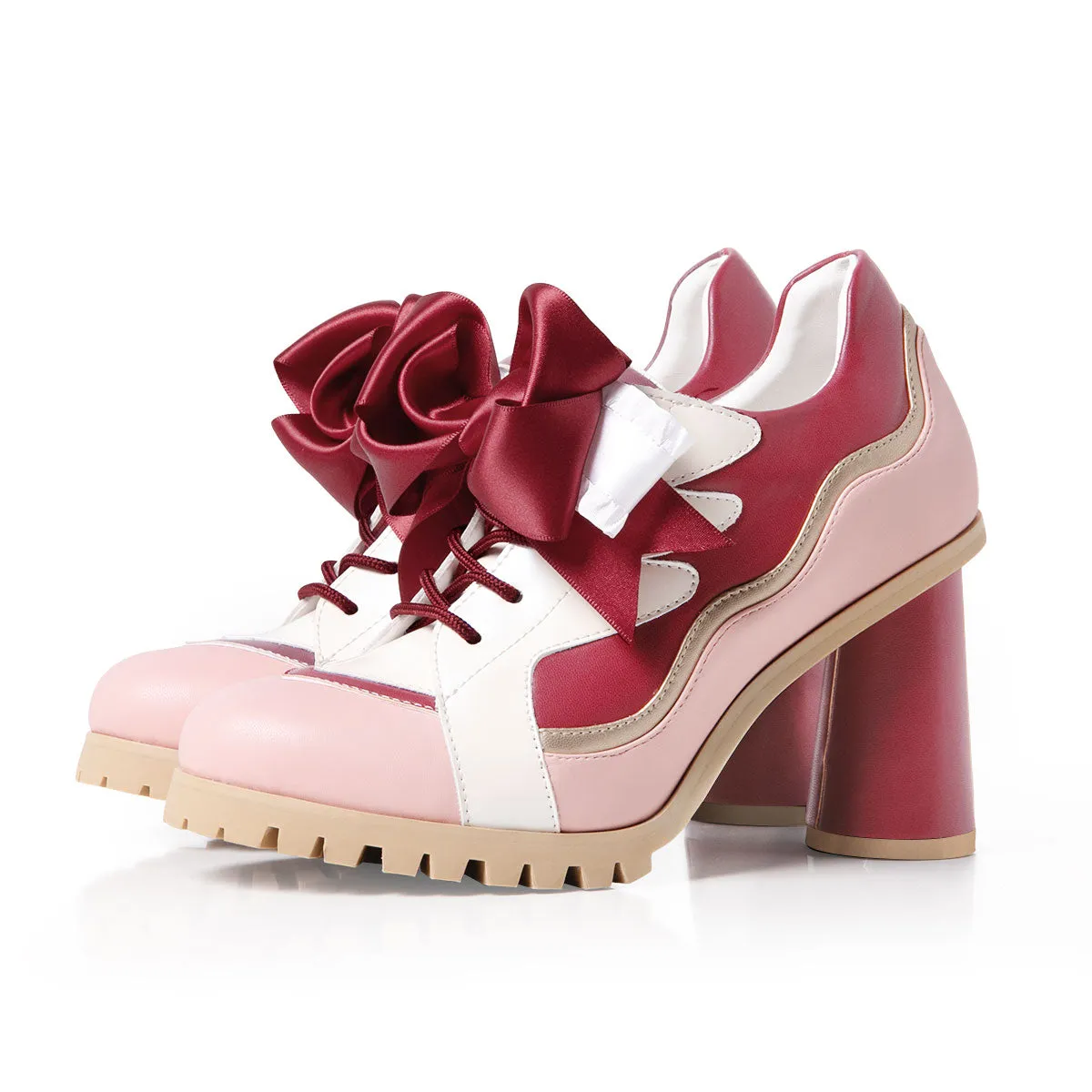 (Goods - Footwear) CARDCAPTOR SAKURA ICONIQUE HEEL SNEAKERS [Ribboned Rose]