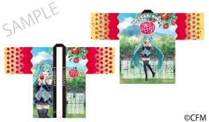 (Goods - Happi Coat) Hatsune Miku  Hirohako Apple Happi - Art by Asagao Minoru