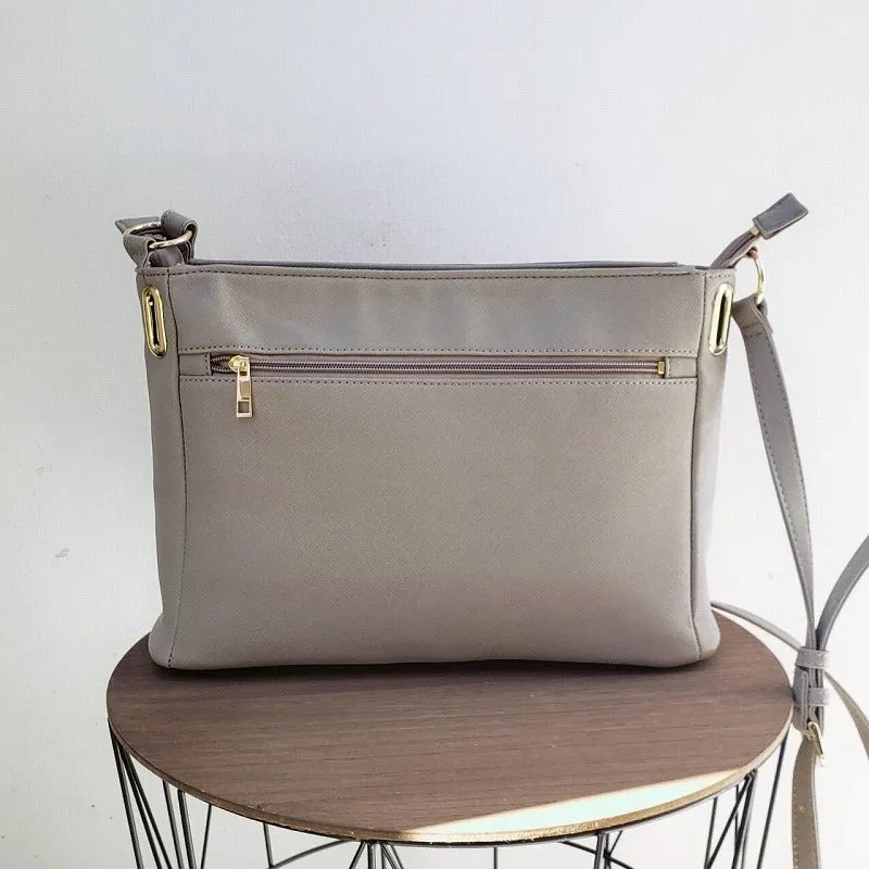 (Goods - Itabag) Non-Character Original Clear Reversible Shoulder Bag Ivory [REA RARE]