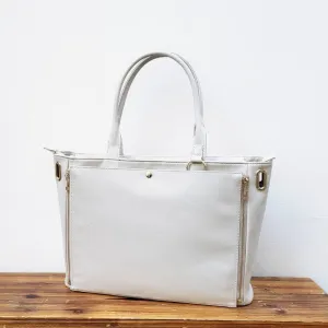 (Goods - Itabag) Non-Character Original Clear Reversible Tote Bag Ivory [REA RARE]