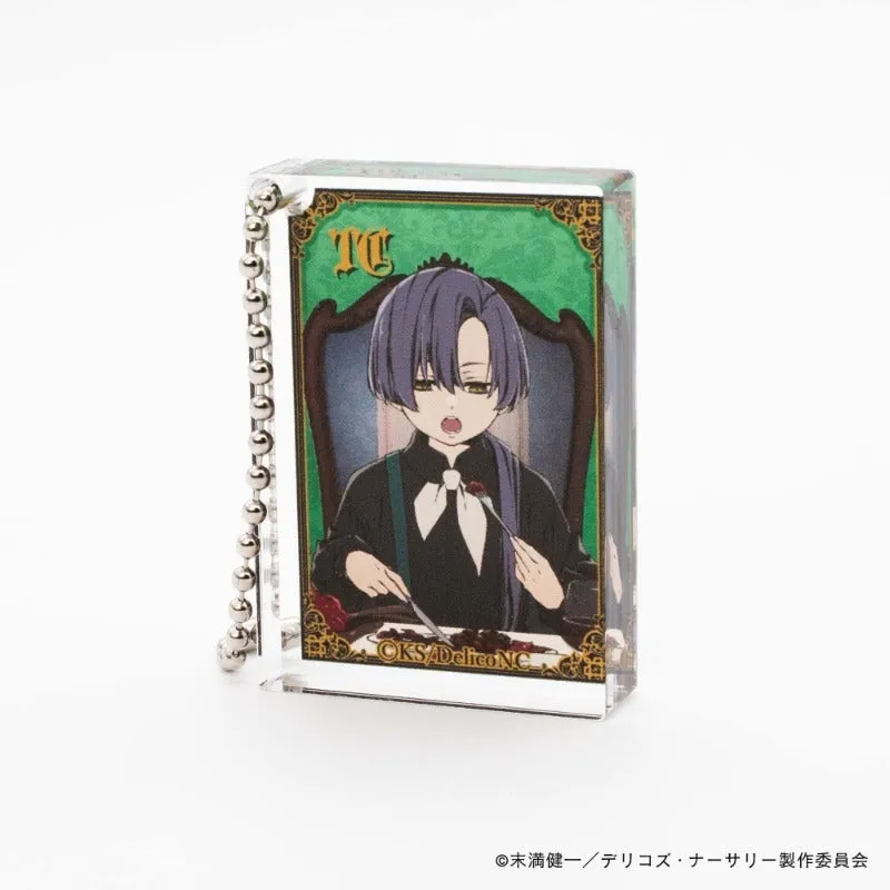 (Goods - Key Chain) Delico's Nursery Acrylic Block Key Chain Theodore Classico