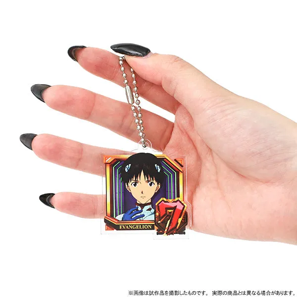 (Goods - Key Chain) Evangelion Acrylic Key Chain Normal Pattern (4. Kozo Fuyutsuki), Pachinko Shin Evangelion