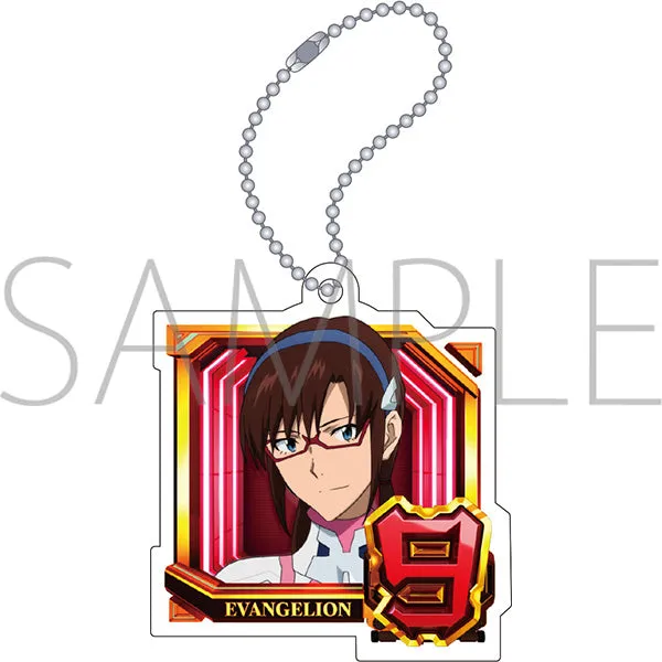 (Goods - Key Chain) Evangelion Acrylic Key Chain Normal Pattern (9. Mari Illustrious Makinami), Pachinko Shin Evangelion