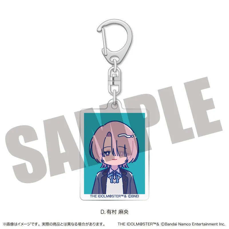 (Goods - Key Chain) Gakuen iDOLM@STER ID Card Photo Style Key Chain Vol.1 D Mao Arimura