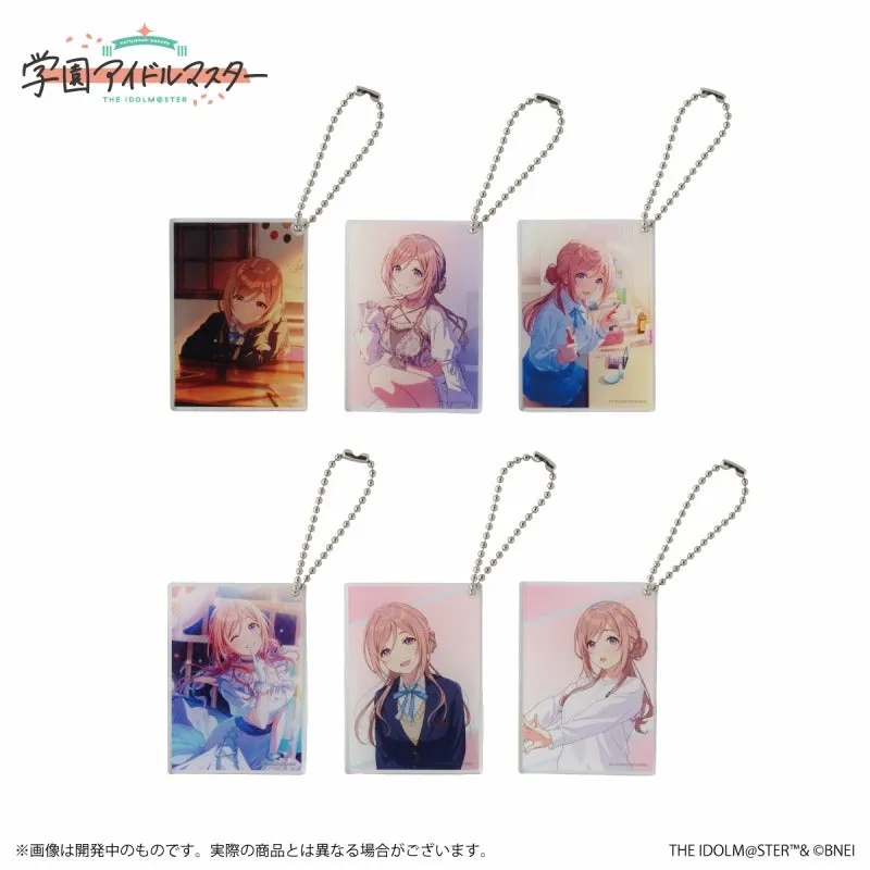 (Goods - Key Chain) Gakuen iDOLM@STER Official Trading Acrylic Key Chain Rinami Himesaki