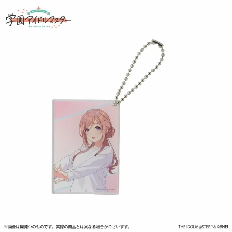 (Goods - Key Chain) Gakuen iDOLM@STER Official Trading Acrylic Key Chain Rinami Himesaki