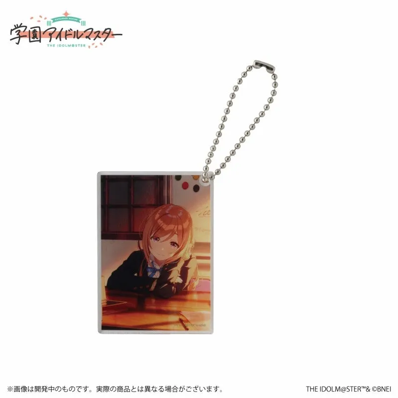 (Goods - Key Chain) Gakuen iDOLM@STER Official Trading Acrylic Key Chain Rinami Himesaki