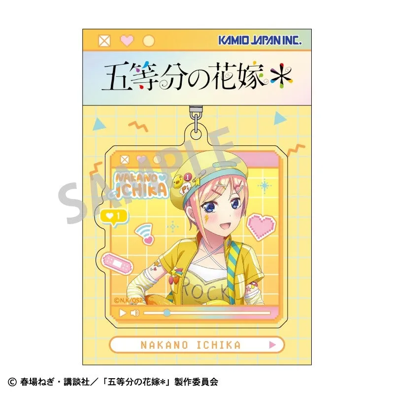 (Goods - Key Chain) The Quintessential Quintuplets Acrylic Key Chain Ichika Nakano/Streamer Role-play (animate Advance Sales)