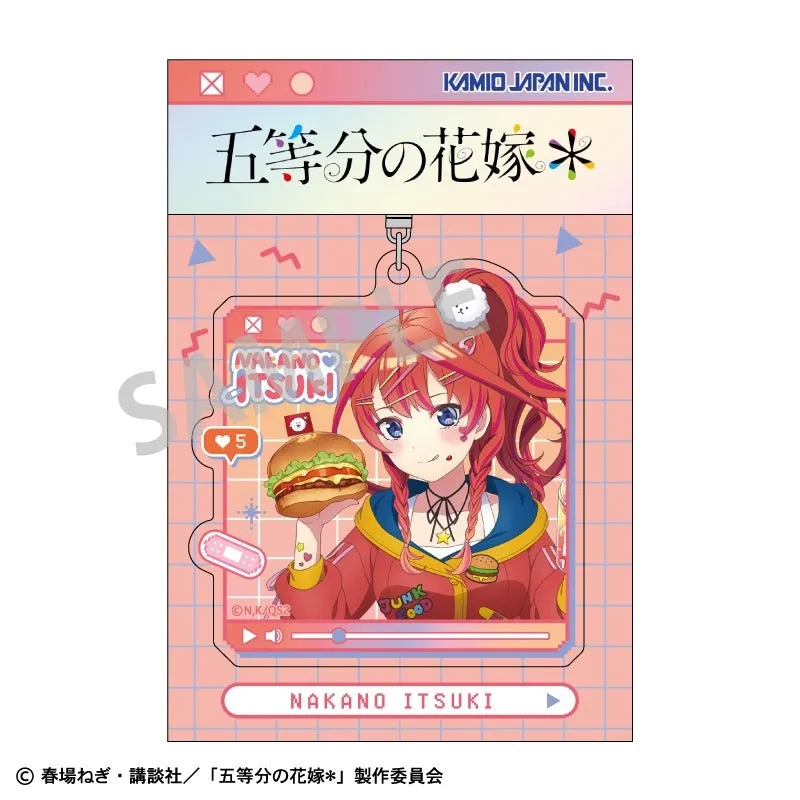 (Goods - Key Chain) The Quintessential Quintuplets Acrylic Key Chain Itsuki Nakano/Streamer Role-play (animate Advance Sales)