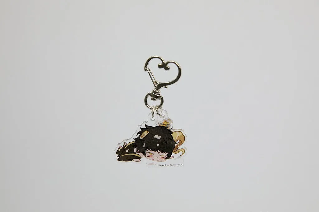 (Goods - Key Chain) What in "HELL" is bad? Peak Acrylic Key Chain Chibi Mammon