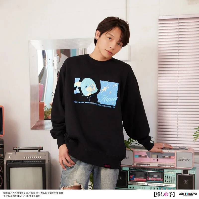 (Goods - Outerwear) Oshi no Ko Vol. 1 Retro Pop Sweatshirt 2 (Aqua) M