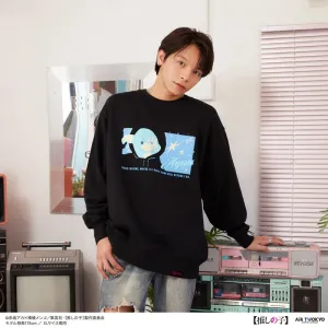 (Goods - Outerwear) Oshi no Ko Vol. 1 Retro Pop Sweatshirt 2 (Aqua) M