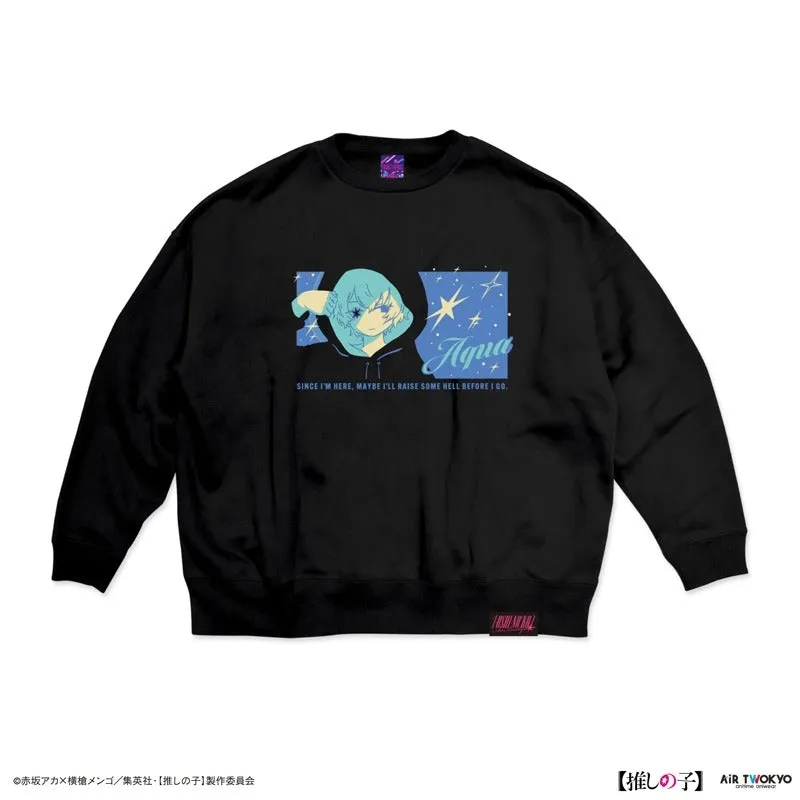 (Goods - Outerwear) Oshi no Ko Vol. 1 Retro Pop Sweatshirt 2 (Aqua) S