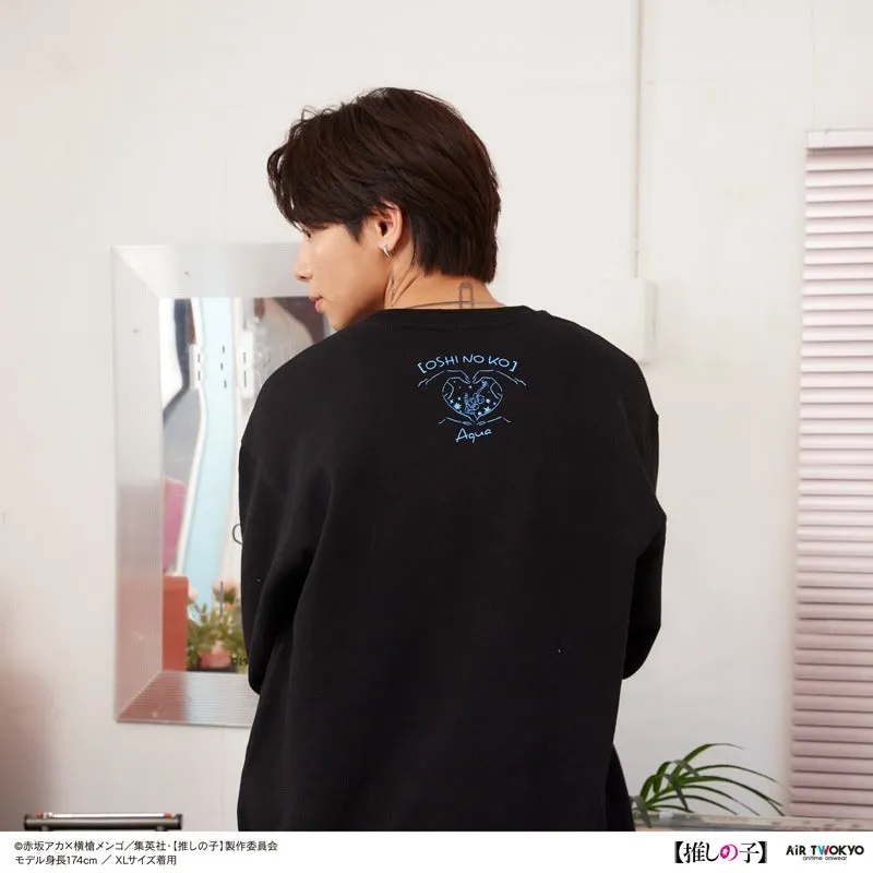 (Goods - Outerwear) Oshi no Ko Vol. 1 Retro Pop Sweatshirt 2 (Aqua) XL