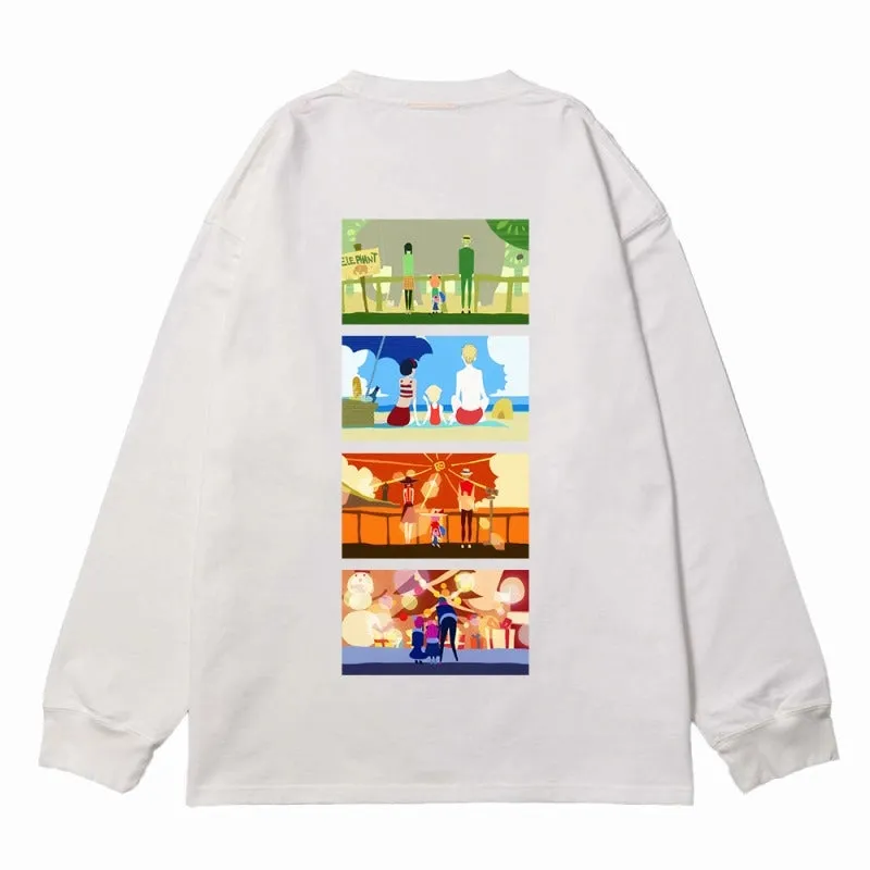 (Goods - Outerwear) SPY x FAMILY AMICIS Daily Family Life Sweatshirt White XL Size