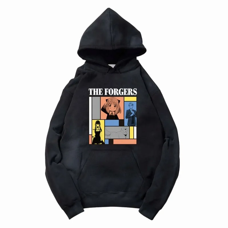 (Goods - Outerwear) SPY x FAMILY AMICIS THE FORGERS Hoodie Black L Size