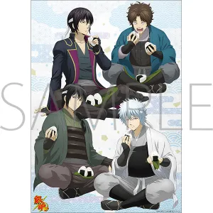 (Goods - Poster) Gintama Mini Clear Poster Gintoki, Katsura, Sakamoto, Takasugi