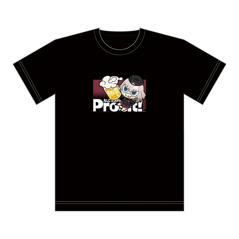 (Goods - Shirt) Girls und Panzer das Finale T-shirt (Erika Itsumi/Cheers) L Size