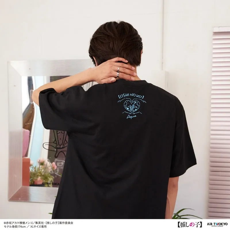 (Goods - Shirt) Oshi no Ko Vol. 1 Retro Pop T-shirt 2 (Aqua) M