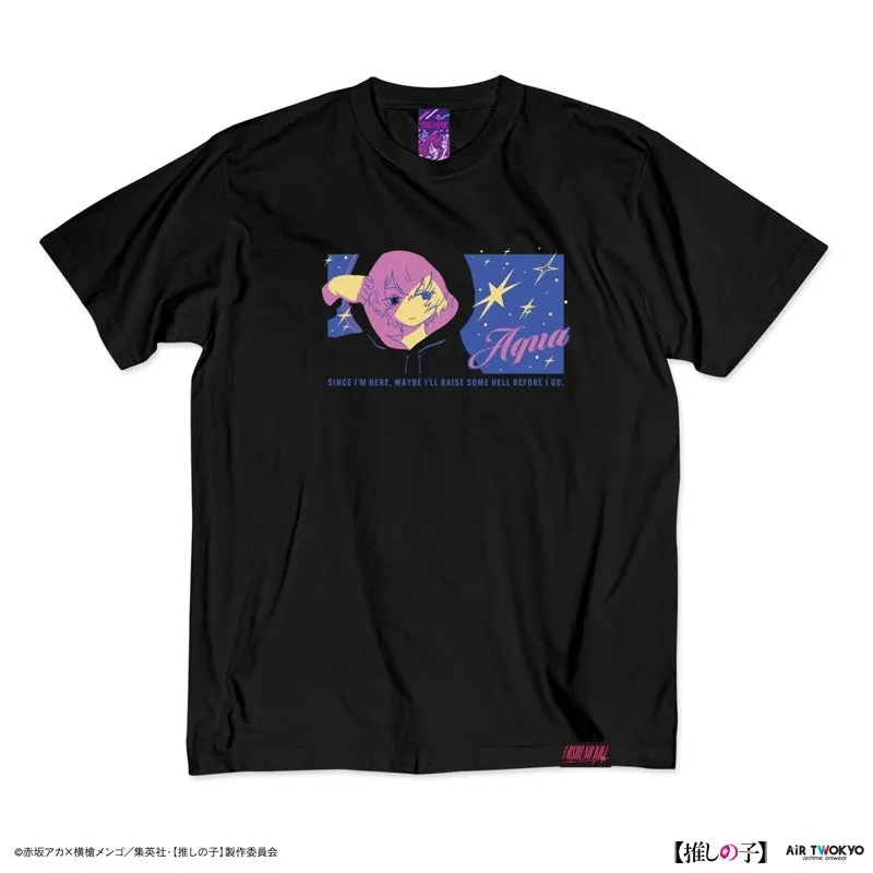 (Goods - Shirt) Oshi no Ko Vol. 1 Retro Pop T-shirt 2 (Aqua) M